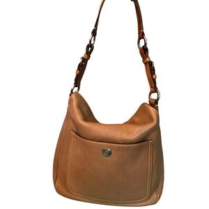 Coach Vintage 2004 Chelsea Hobo Bag British Tan Pebbled Leather 9979 Y2K